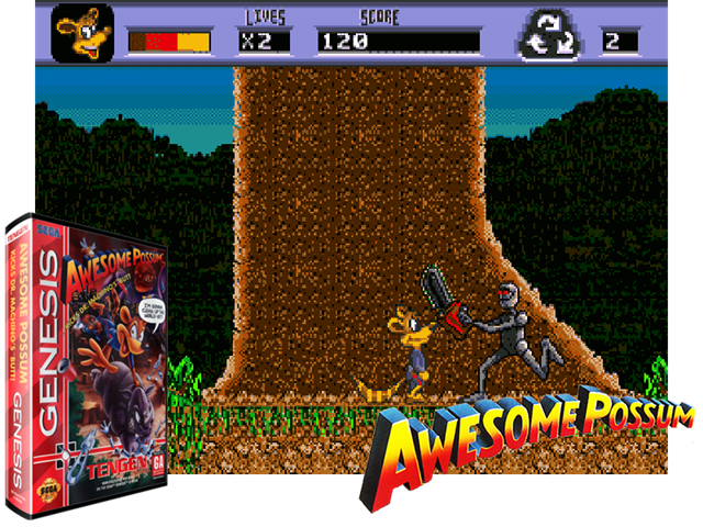 Awesome Possum Kicks Dr. Machino's Butt! (U) [!]